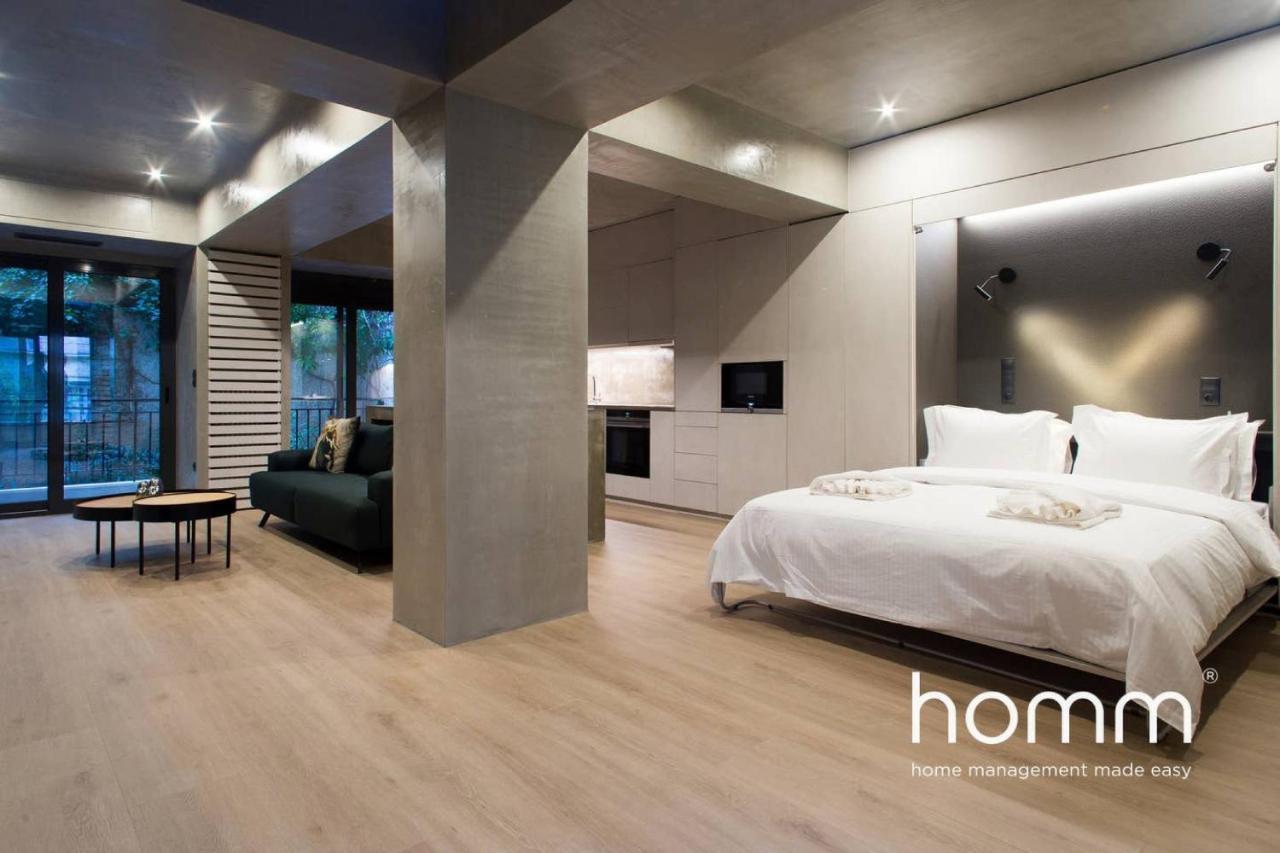 Unique Urban Homm Studio In Piraeus, Alkiviadou Leilighet Eksteriør bilde