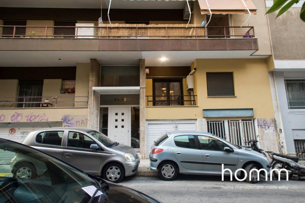 Unique Urban Homm Studio In Piraeus, Alkiviadou Leilighet Eksteriør bilde