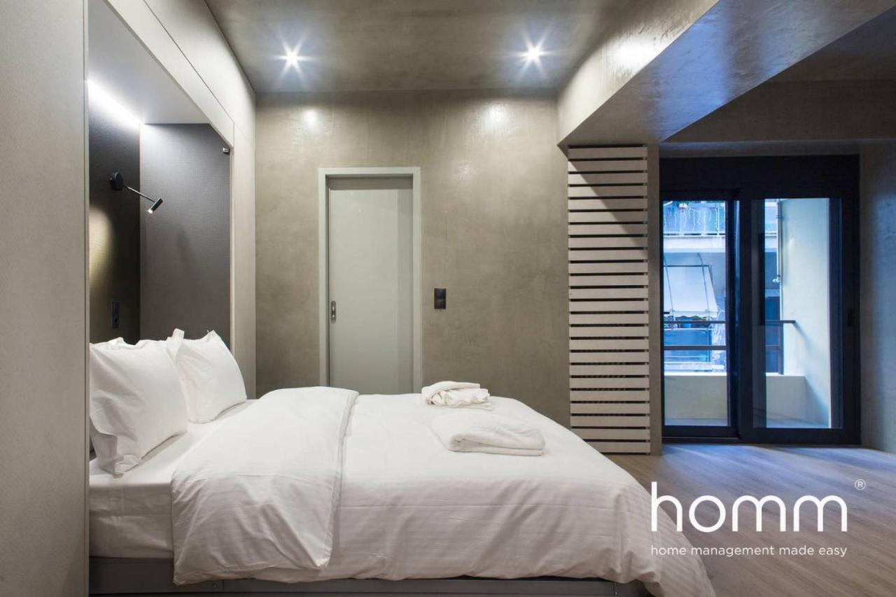 Unique Urban Homm Studio In Piraeus, Alkiviadou Leilighet Eksteriør bilde