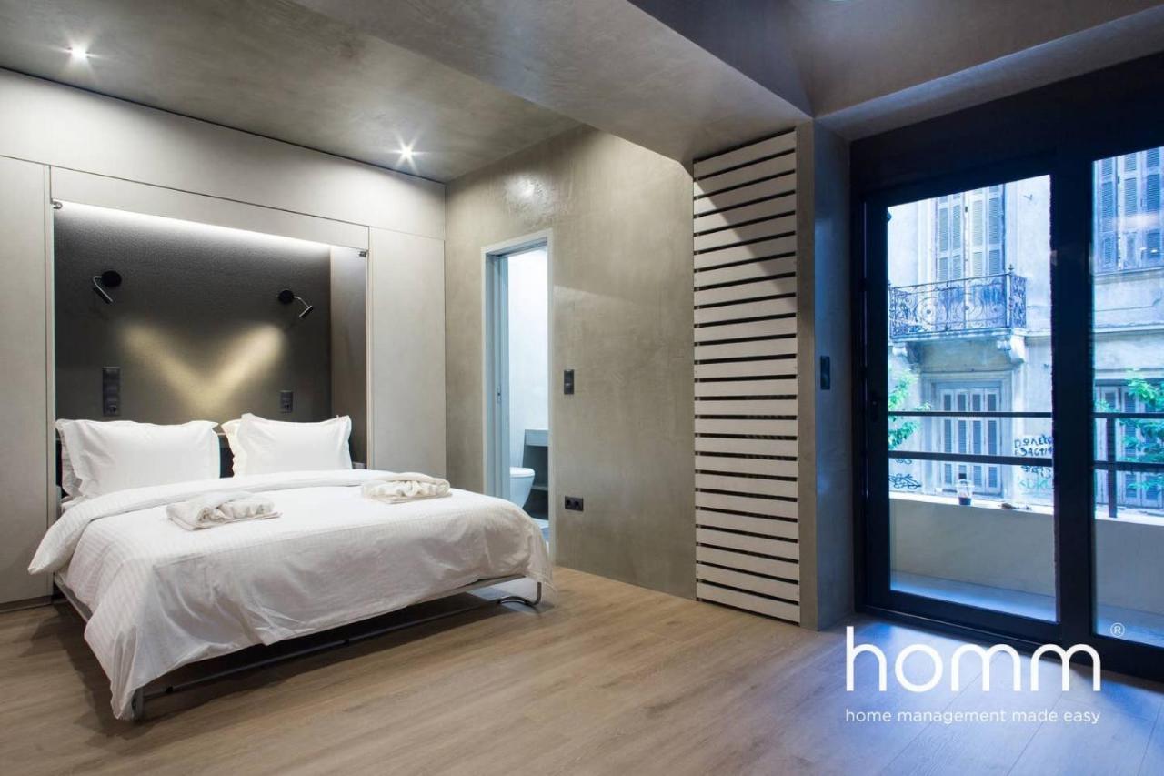 Unique Urban Homm Studio In Piraeus, Alkiviadou Leilighet Eksteriør bilde