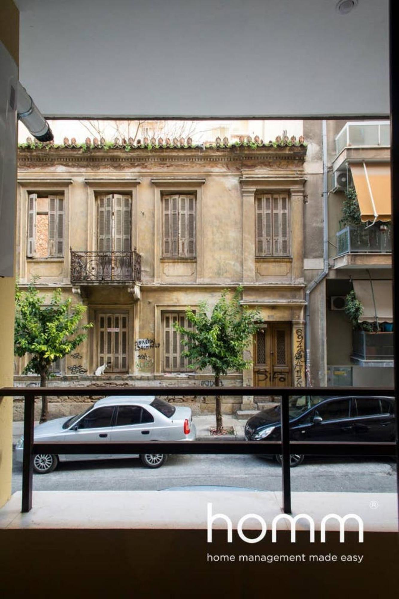 Unique Urban Homm Studio In Piraeus, Alkiviadou Leilighet Eksteriør bilde
