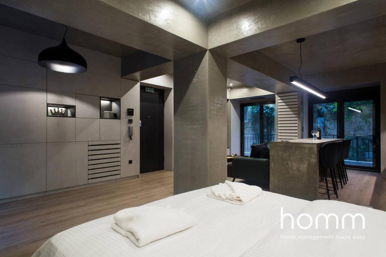 Unique Urban Homm Studio In Piraeus, Alkiviadou Leilighet Eksteriør bilde