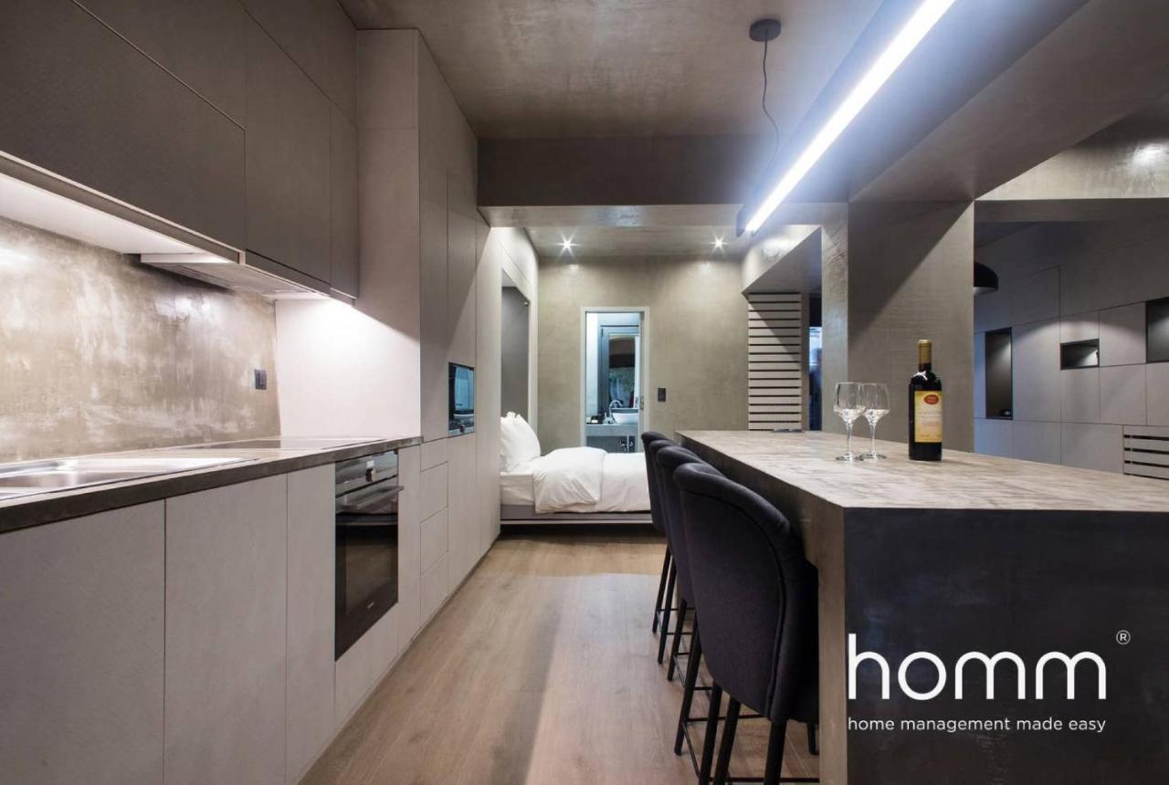 Unique Urban Homm Studio In Piraeus, Alkiviadou Leilighet Eksteriør bilde